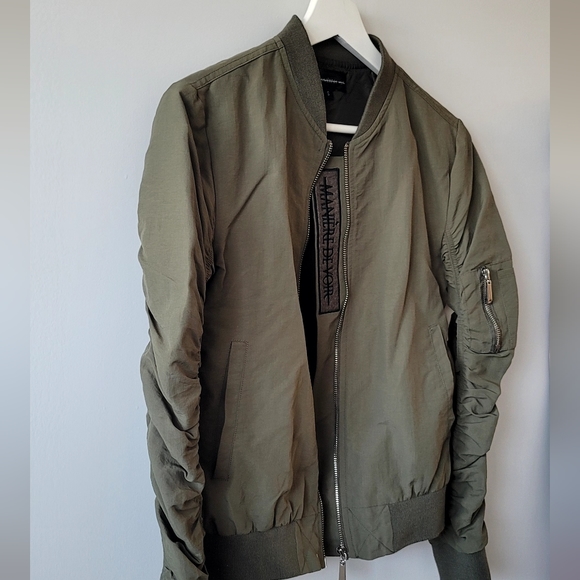 MANIERE DE VOIR Army Green Bomber - Size s - Picture 7 of 11